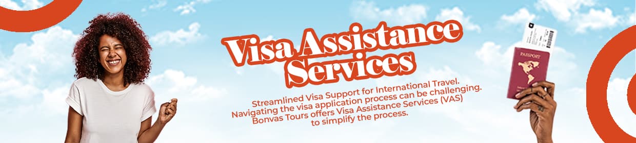 Visa Assistance Services (VAS) banner